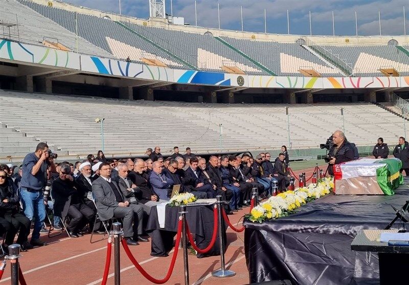 عکس| ملیکا بالاخره به ورزشگاه آزادی رسید