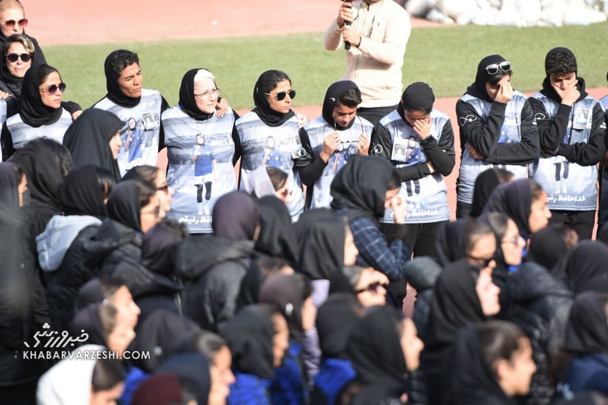 عکس| ملیکا بالاخره به ورزشگاه آزادی رسید