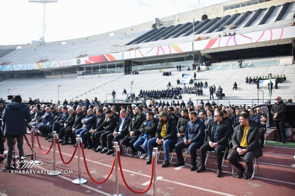 عکس| ملیکا بالاخره به ورزشگاه آزادی رسید