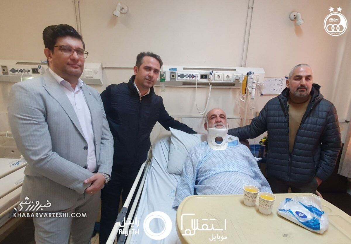 عکس| پس از دلخوری فنونیزاده؛ مدیرعامل استقلال راهی بیمارستان شد!