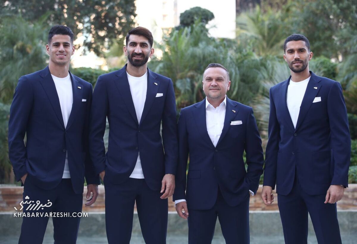 تصاویری از تیپ رسمی ملیپوشان پیش از سفر به قطر/ استایل تکراری قبل از جام ملتهای آسیا!