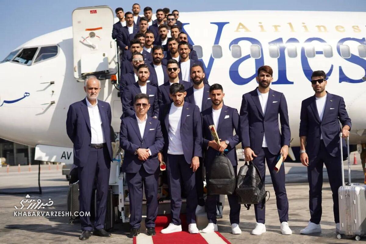 ویدیو| استقبال قطری‌ها و نماد عروسکی جام ملت‌ها از تیم ملی ایران