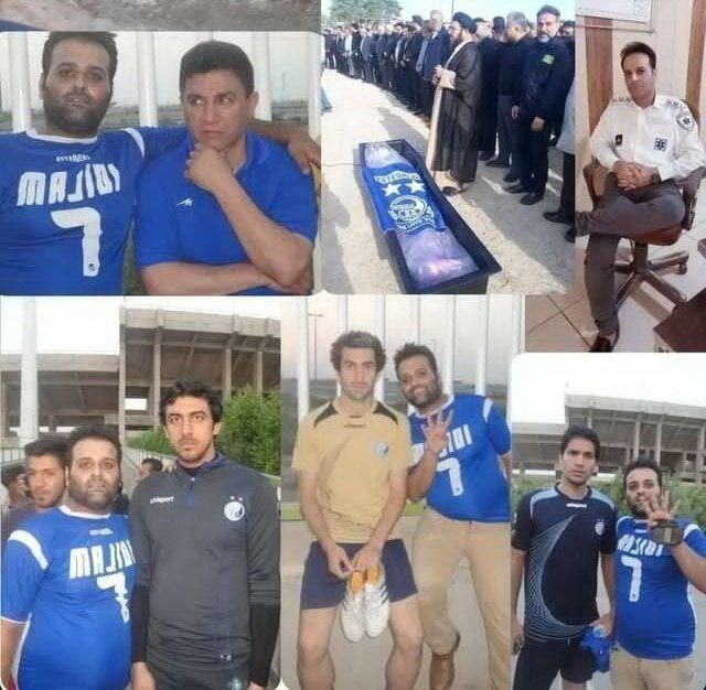 عکس| هوادار متعصب استقلال درگذشت؛ خاکسپاری با پرچم آبیها