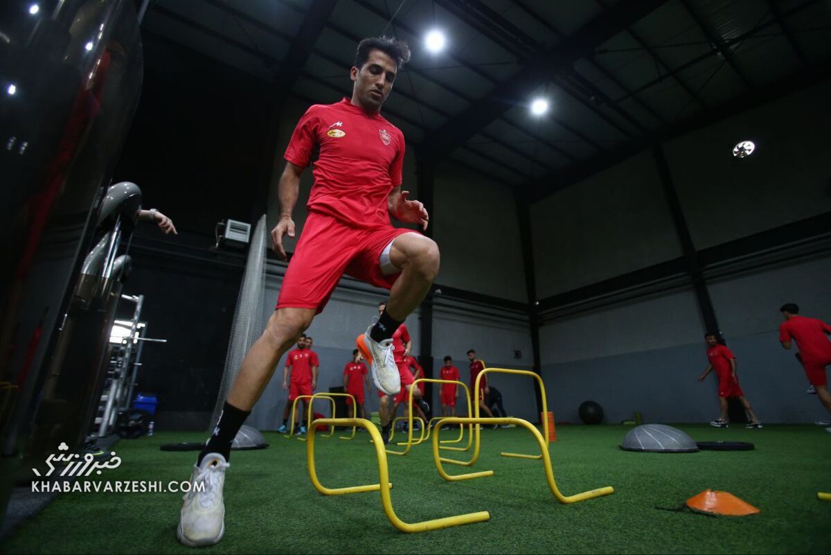 عکس| ستاره پرسپولیس برای بازگشت آماده شد