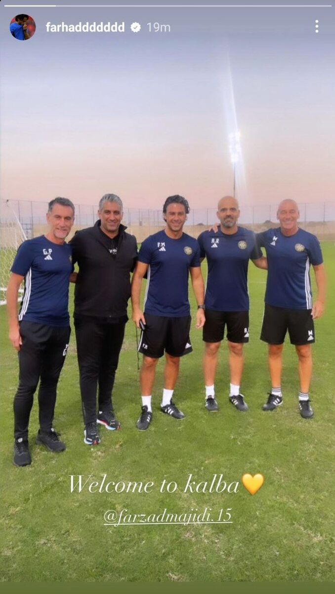 عکس| فرهاد مجیدی از یک استقلالی جدید در امارات رونمایی کرد/ به اتحاد کلبا خوش آمدی!