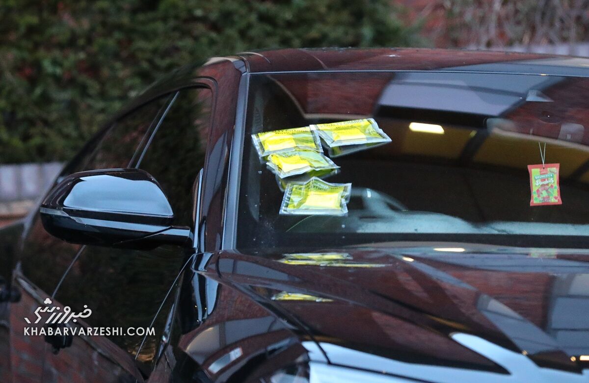 عکس| ۴ مرتبه جریمه خودروی ستاره لیگ برتری به عجیبترین دلیل
