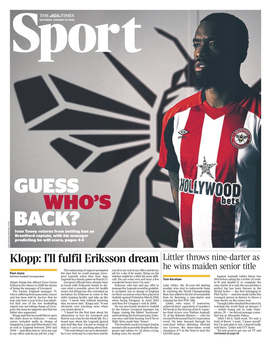 روزنامه تایمز| حدس بزنید کی برگشته؟ روزنامه تایمز| حدس بزنید کی برگشته؟