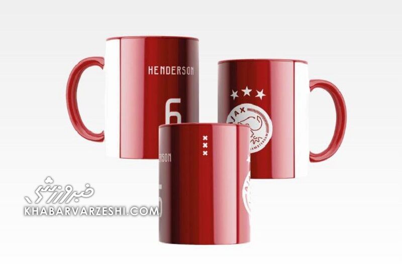 عکس| عجیبترین محصولات با تم جردن هندرسون در آژاکس/ از حوله و ملحفه تا لیوان و کوسن!