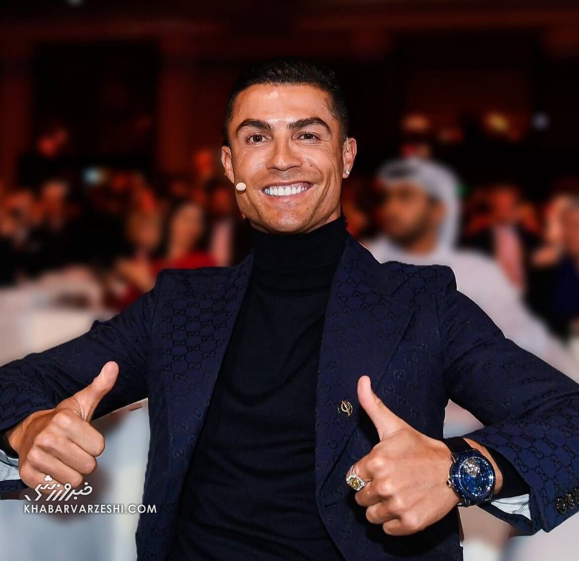 عکس| گرانترین ساعت دنیا در دست کریس رونالدو