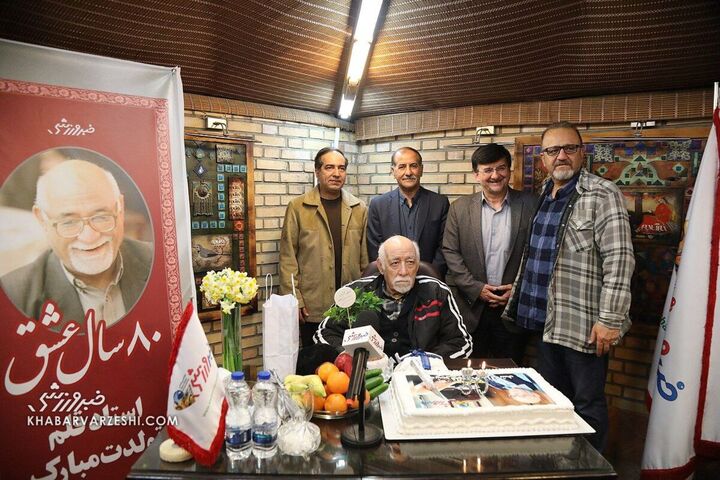 جشن تولد 80 سالگی اردشیر لارودی در مؤسسه خبر