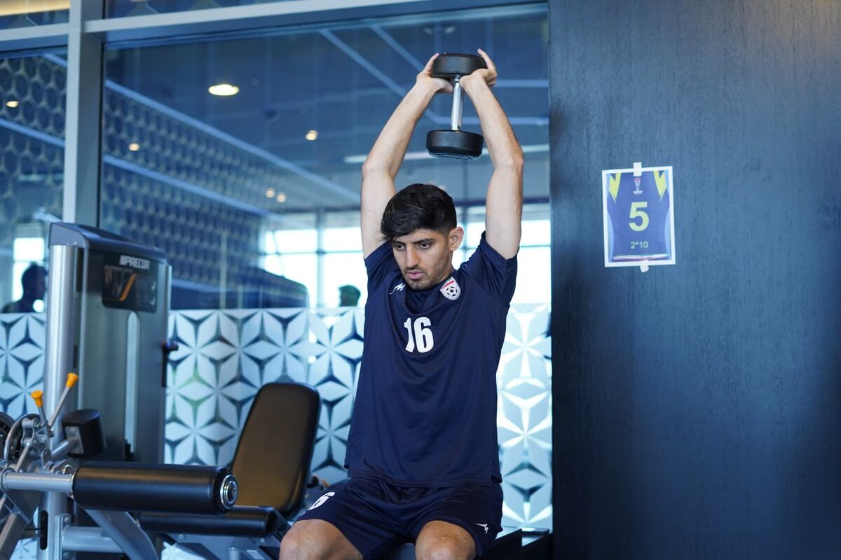 عکس| تمرین صبحگاهی تیم ملی پشت درهای بسته