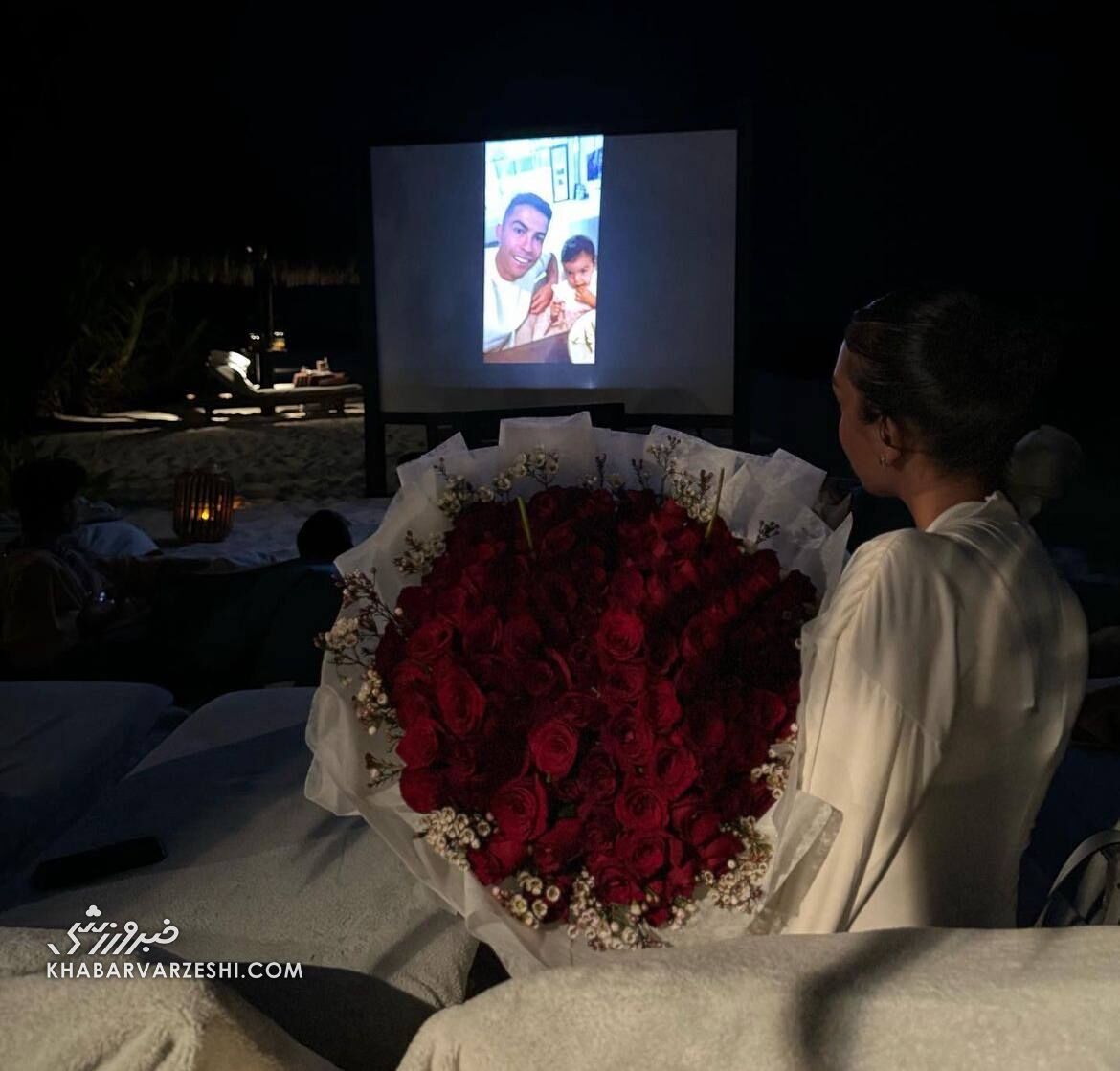 عکس| شب فوقالعاده تولد ۳۰ سالگی جورجینا در مالدیو