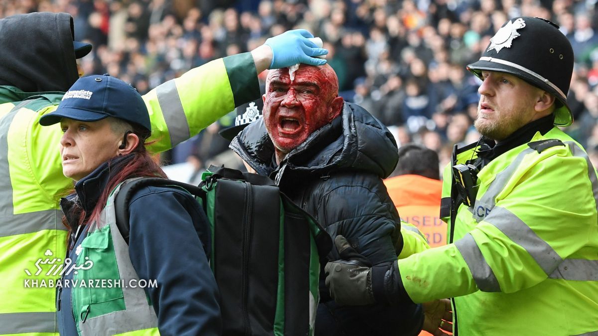جام حذفی انگلیس در شوک!/ درگیری خونین و شعار شرمآور تماشاگران؛ «بگذارید بمیرد!» +عکس و ویدیو