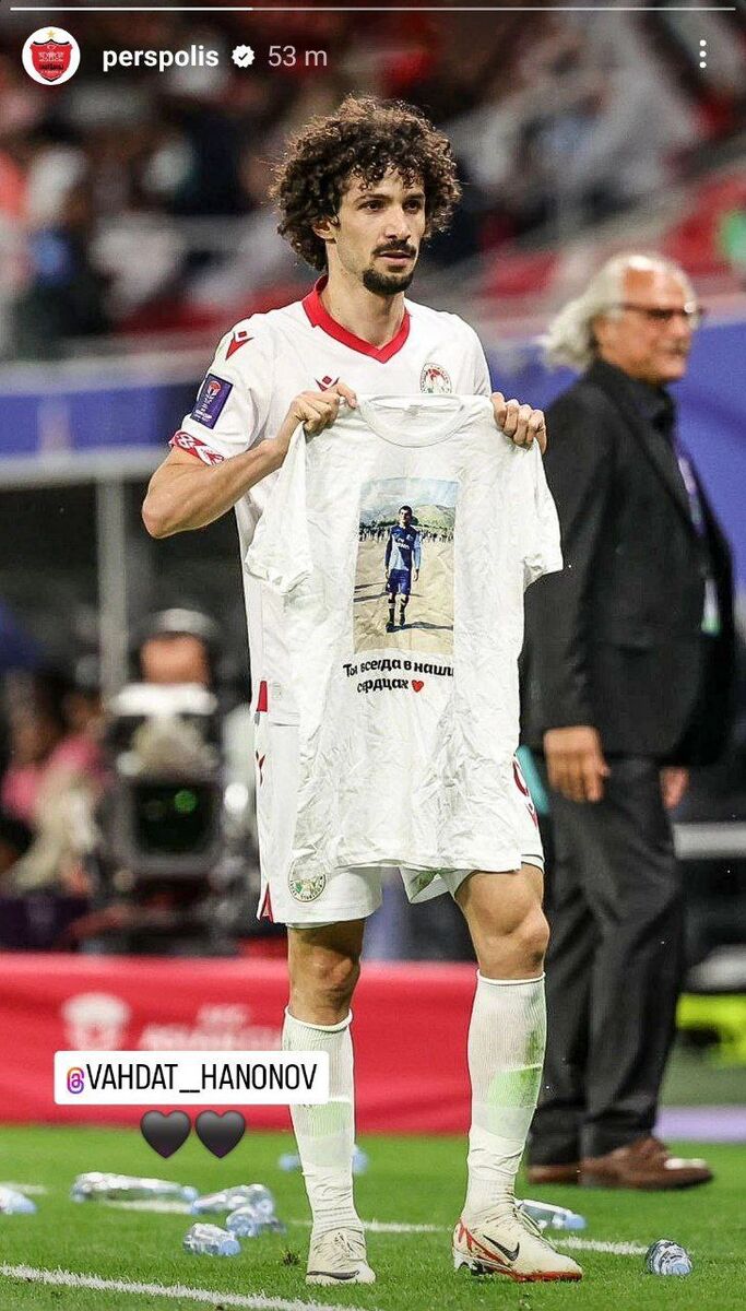 عکس| پیام پرسپولیس پس از اتفاق تلخ برای وحدت هنانوف