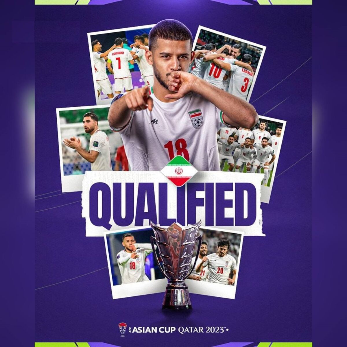 عکس| واکنش عجیب و باورنکردنی AFC به پیروزی ایران مقابل ژاپن