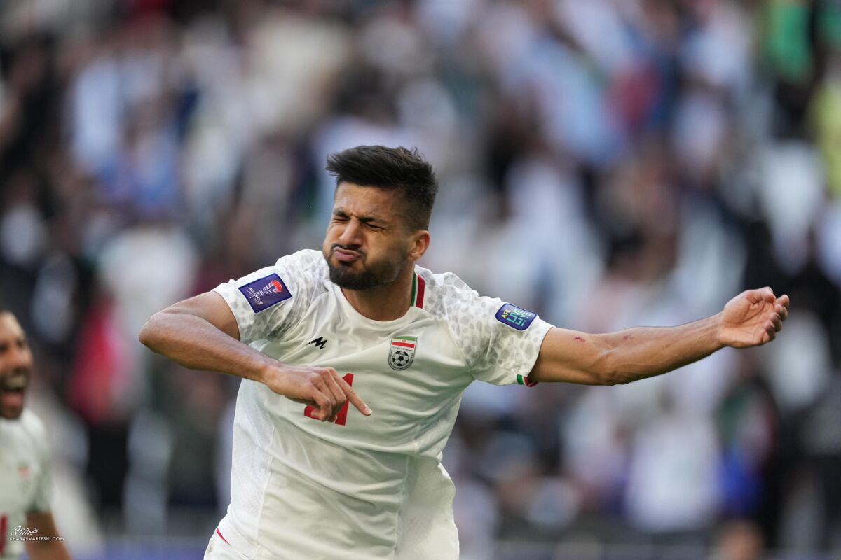 تصاویر| گلی که گلزن ایران هم باورش نداشت/ شادی عجیب با چشمان بسته!