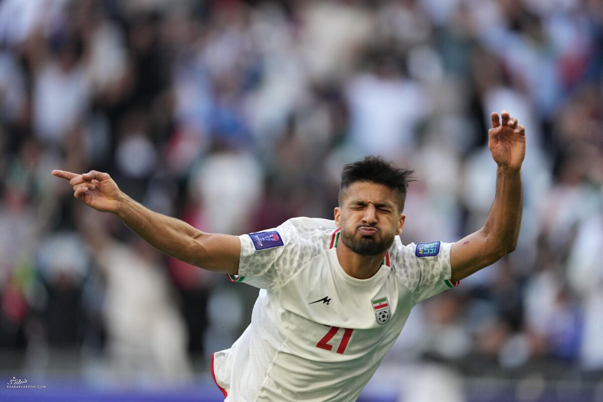 تصاویر| گلی که گلزن ایران هم باورش نداشت/ شادی عجیب با چشمان بسته!