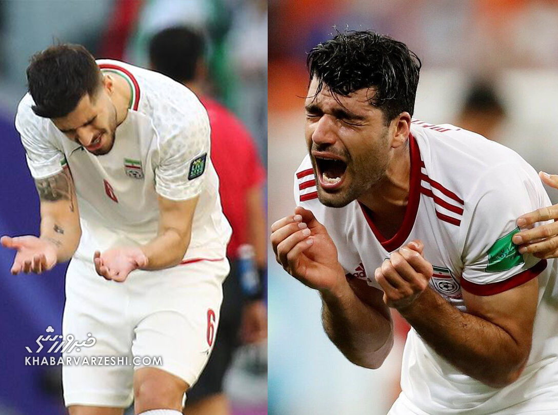 عکس| فریاد حسرتبار سعید عزت به سبک مهدی طارمی