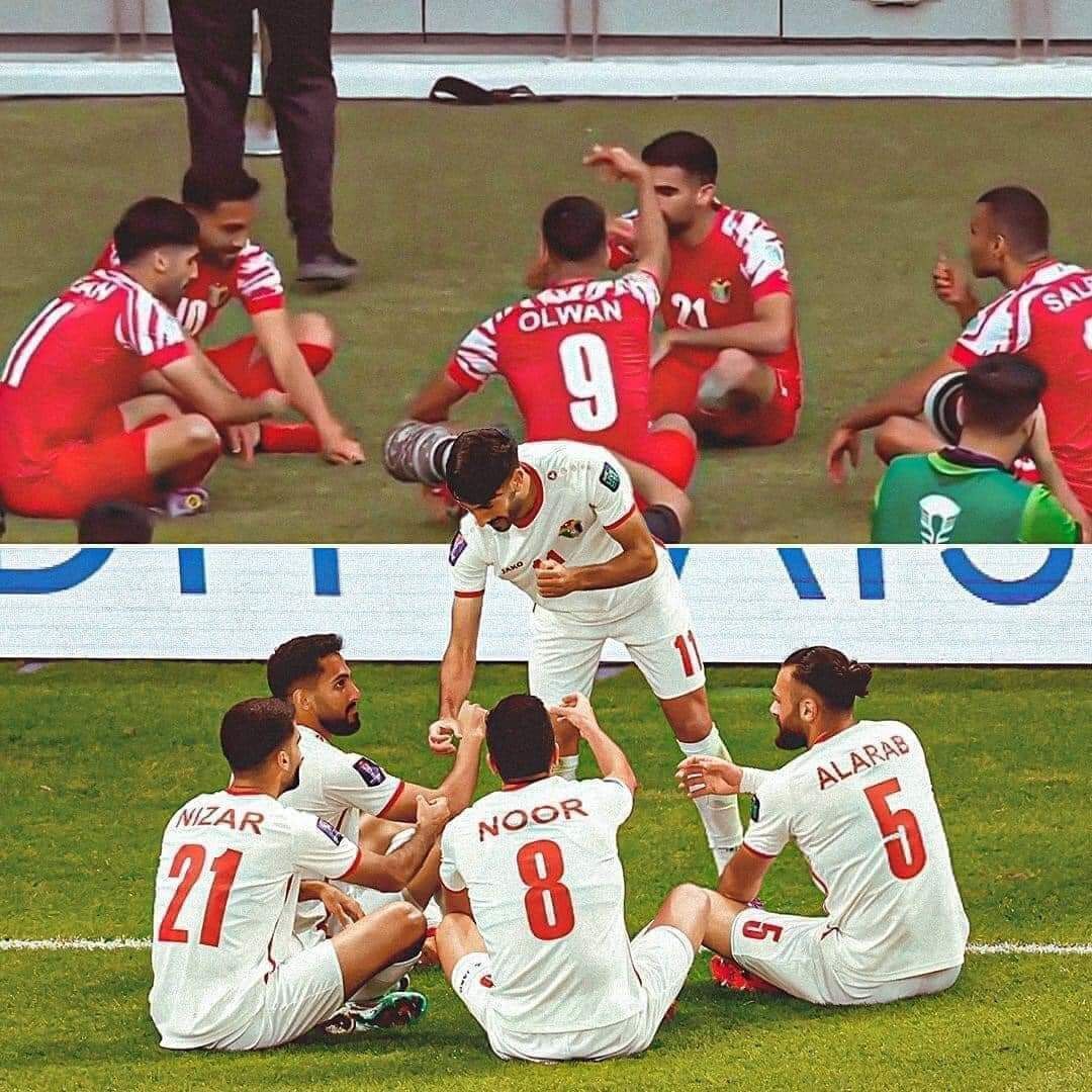 عکس| جنجالیترین شادی جام ملتهای آسیا در نیمه نهایی تکرار شد