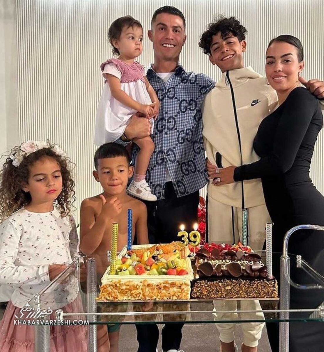 جورجینا در تولد رونالدو