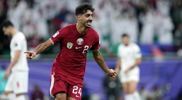 ویدیو| گل اول قطر به ایران با شوتی که کمانه کرد
