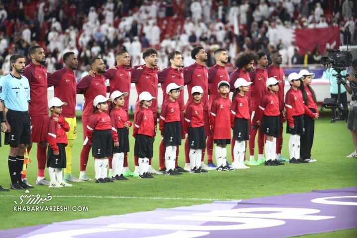 بازیکنان قطر؛ ایران - قطر