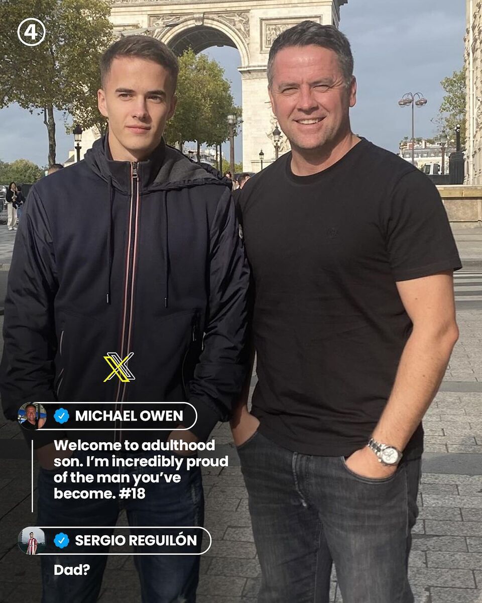 عکس| شباهت عجیب پسر مایکل اوون به بازیکن اسپانیایی/ تو پدر من نیستی؟!