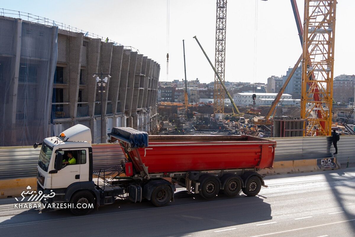 نوکمپ دیگر آن استادیومی که میشناختید نیست/ تصاویر پیشرفت کار بازسازی این استادیوم خاطرهانگیز را ببینید