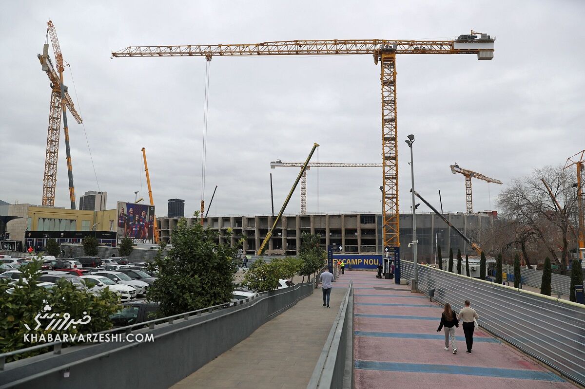 نوکمپ دیگر آن استادیومی که میشناختید نیست/ تصاویر پیشرفت کار بازسازی این استادیوم خاطرهانگیز را ببینید