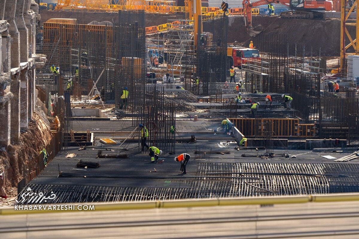 نوکمپ دیگر آن استادیومی که میشناختید نیست/ تصاویر پیشرفت کار بازسازی این استادیوم خاطرهانگیز را ببینید