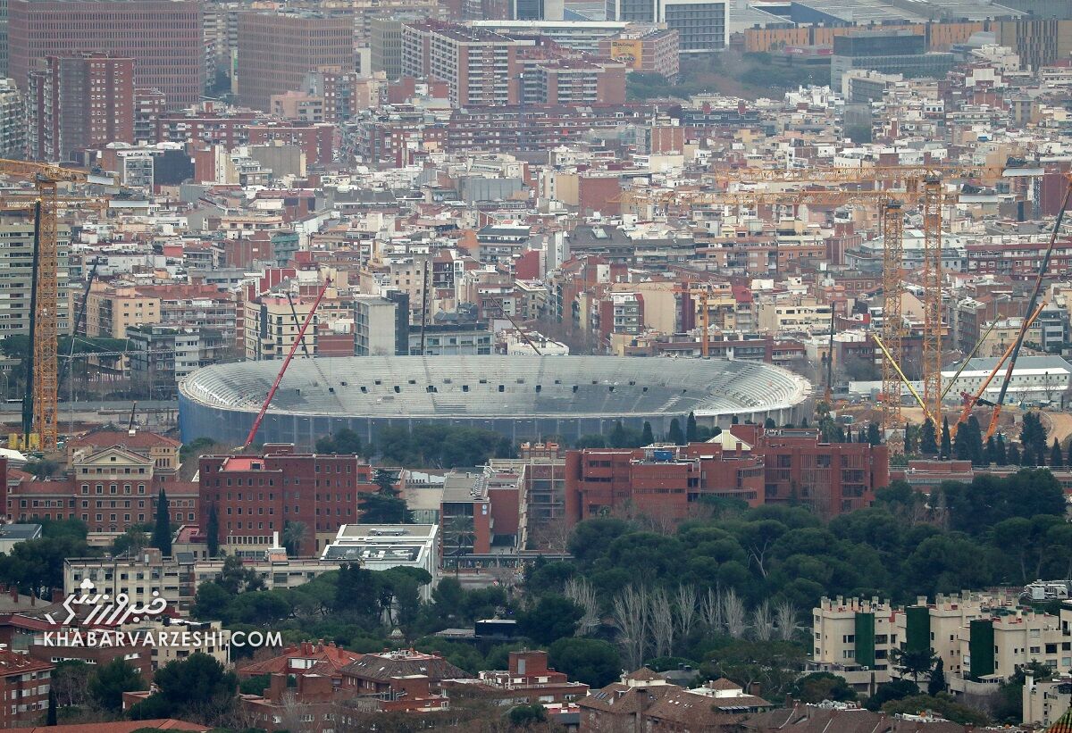 نوکمپ دیگر آن استادیومی که میشناختید نیست/ تصاویر پیشرفت کار بازسازی این استادیوم خاطرهانگیز را ببینید