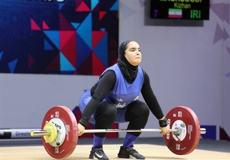 - کیژان مقصودی سوم شد/ هت‌تریک برنزی دختر وزنه‌بردار ایران در آسیا