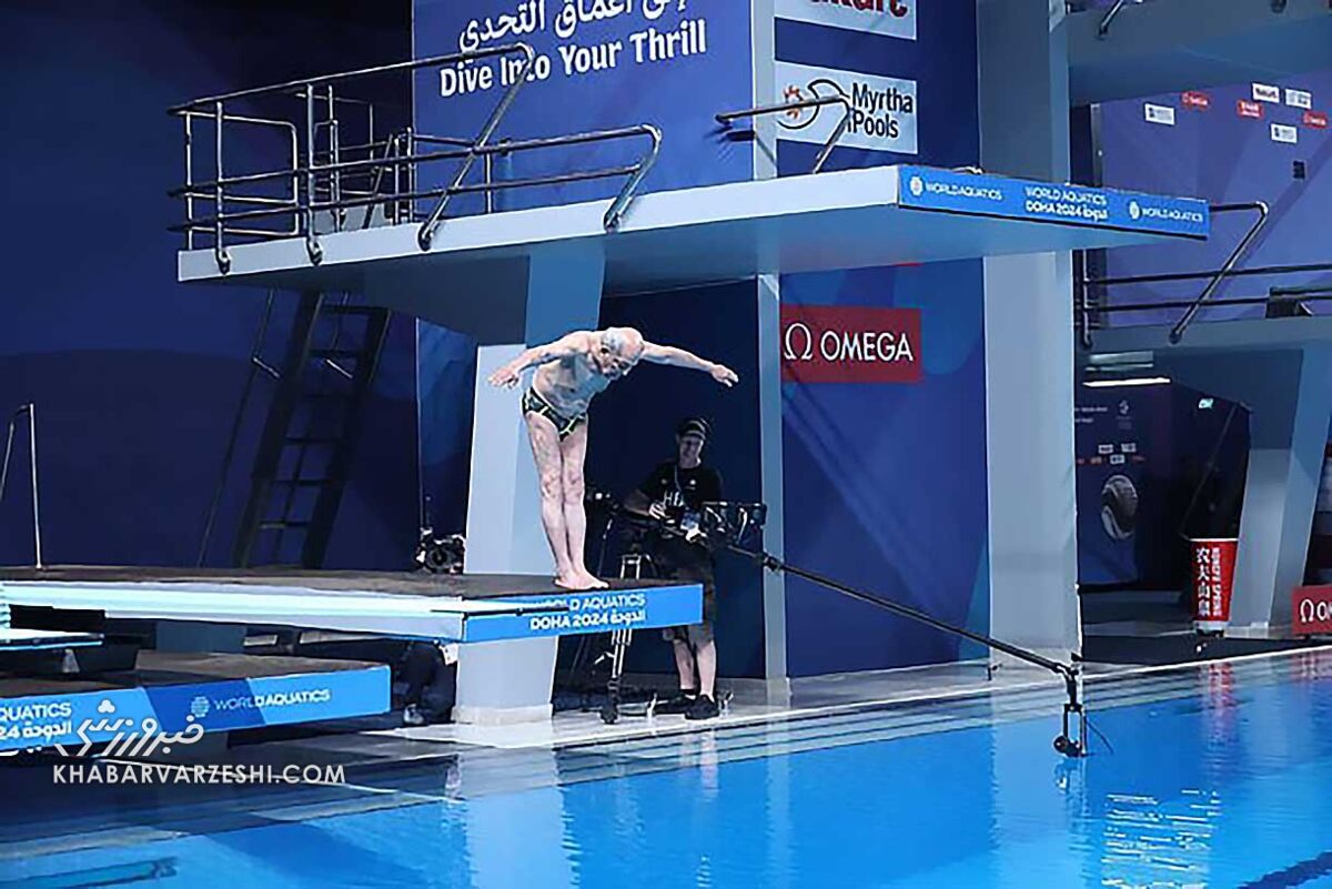 تصاویر| قطریها میخکوب شدند/ شیرجه اسطوره ایران در ۱۰۰ سالگی!