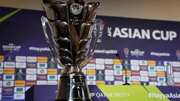 رونمایی کاپ قهرمانی جام ملت‌های آسیا ۲۰۲۳ در فینال +ویدیو