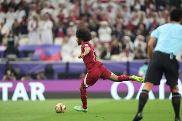 ویدیو| گل اکرم عفیف به اردن/ درخشش ستاره قطری در فینال جام ملت‌های آسیا