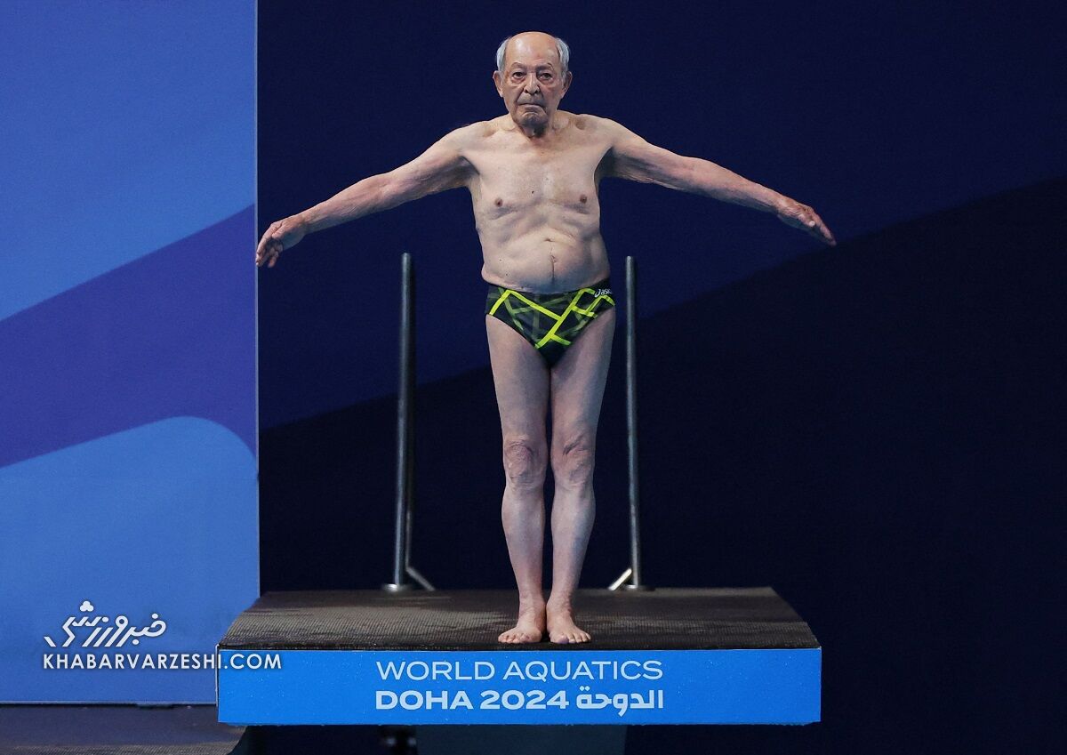 تقی عسگری، پدر شیرجه ایران کیست؟/ از طلایی شدن در بازیهای آسیایی تا شیرجه در ۱۰۰ سالگی +تصاویر تقی عسگری شیرجه