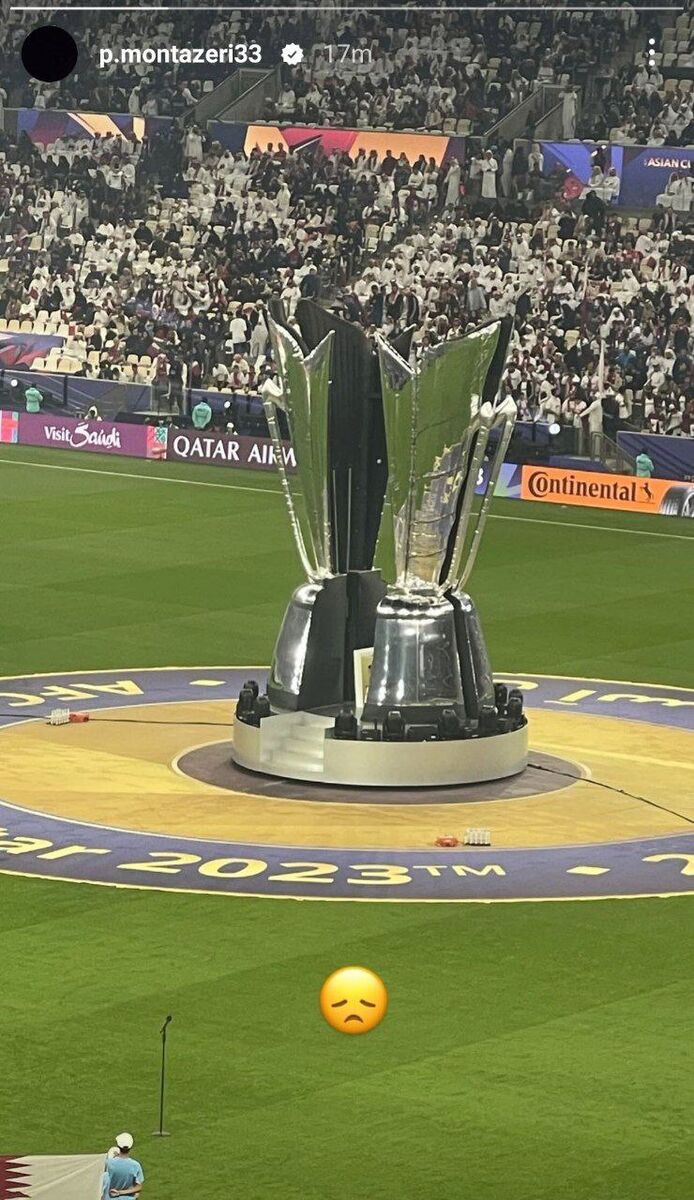 تصویر طعنهآمیز ستاره سابق ایران از فینال جام ملتهای آسیا +عکس