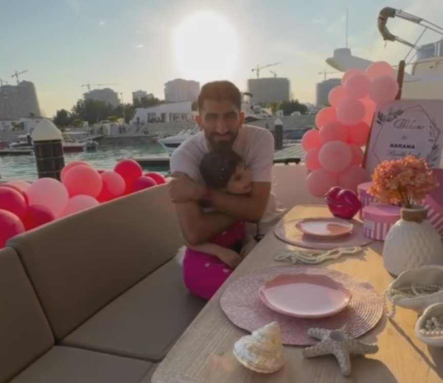 ویدیو| جشن تولد لاکچری دختر علیرضا بیرانوند در جزیره کیش/ شماره یک برای دخترش سنگ تمام گذاشت! جشن تولد دختر بیرانوند در کیش