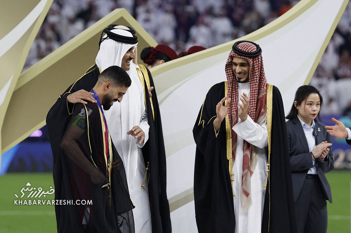 عکس| کاپیتان تیم ملی قطر «مسی» شد