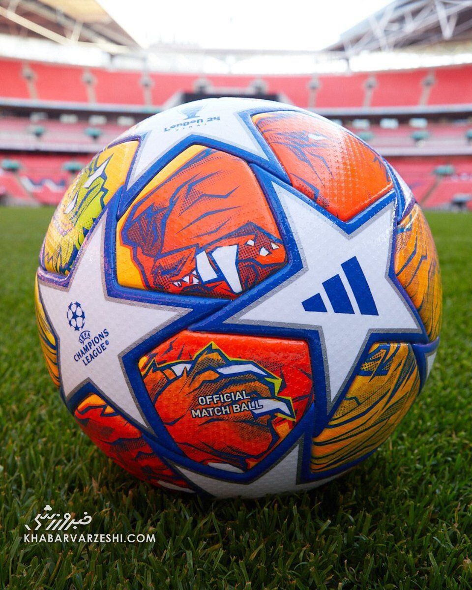 عکس| رونمایی آدیداس از توپ جدید لیگ قهرمانان اروپا