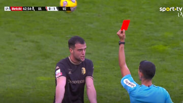 شیطنت عجیب و غریب یک بازیکن در لیگ برتر پرتغال/ داور کارت قرمز نشان داد! +ویدیو