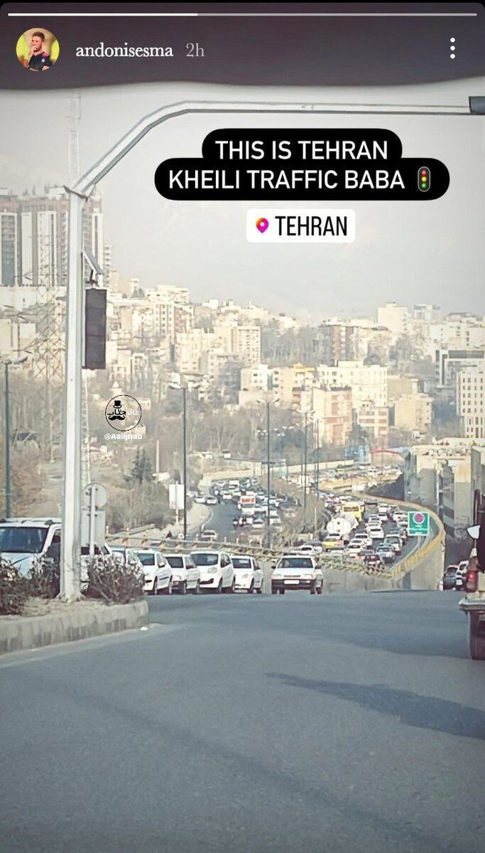 عکس| خشم بدنساز استقلال از ترافیک تهران/ طعنه سرمربی اسپانیایی به زبان ایرانی!