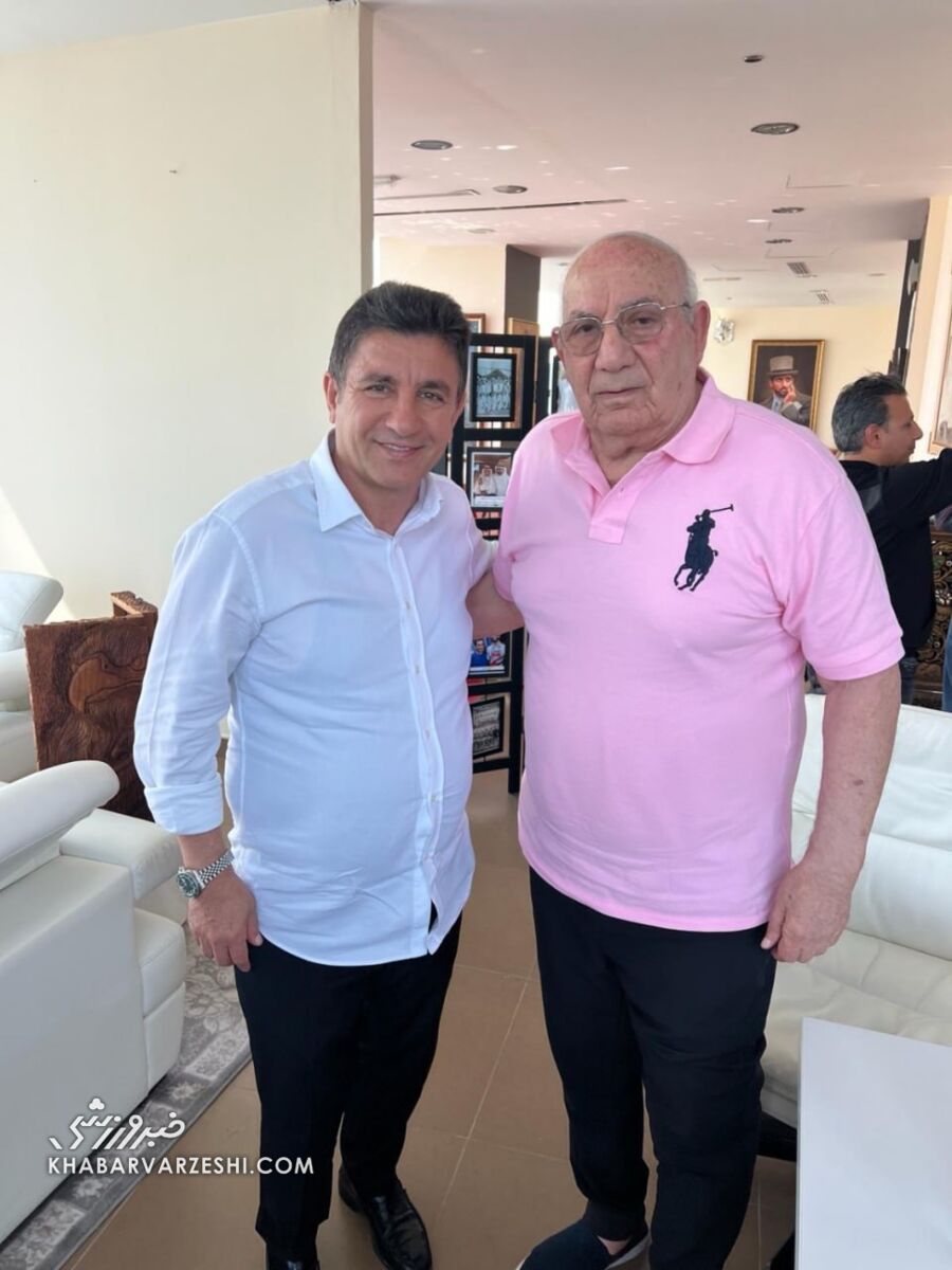 عکس| ملاقات ویژه قلعهنویی با حشمت مهاجرانی پس از ناکامی در جام ملتها