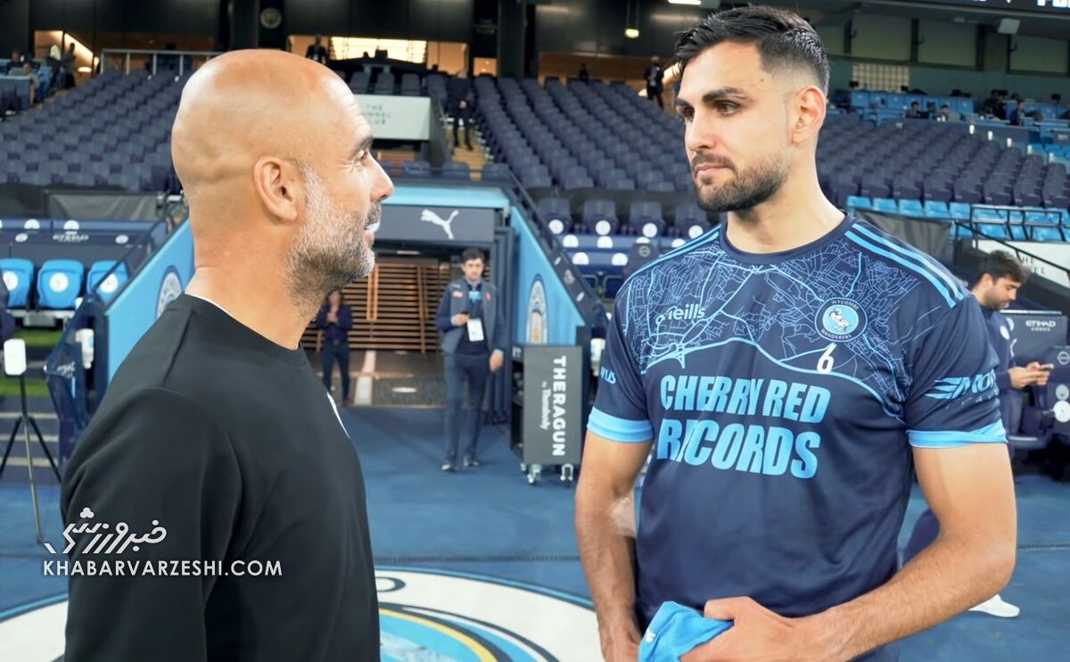 رایان تفضلی و پپ گواردیولا