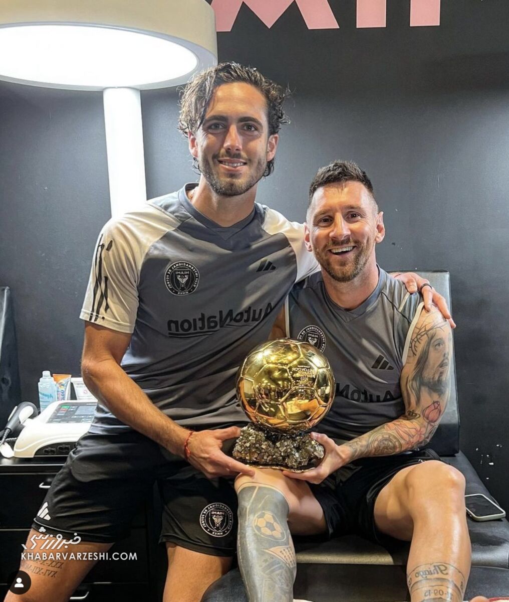 لیونل مسی و لئوناردو کامپانا