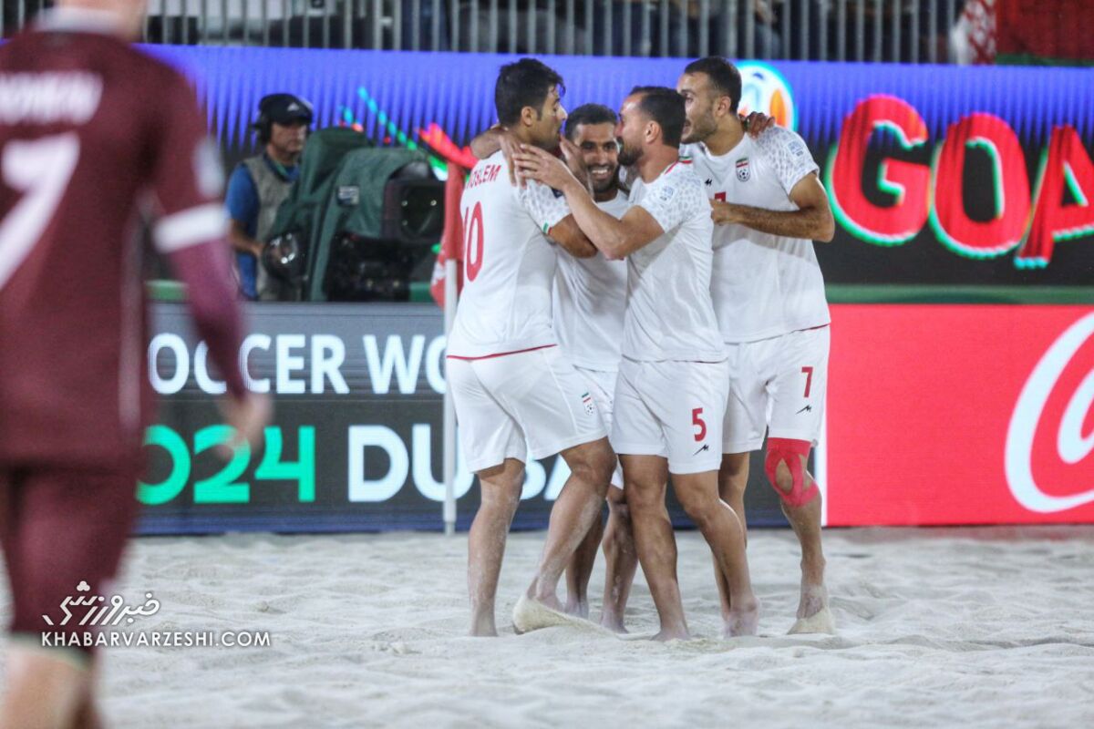 ساحلی بازان ایران با ۶تایی کردن بلاروس سوم جام جهانی شدند