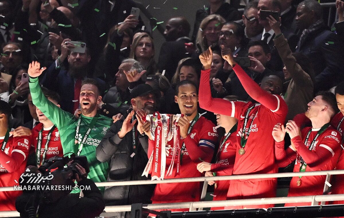جشن قهرمانی لیورپول در جام اتحادیه انگلیس
