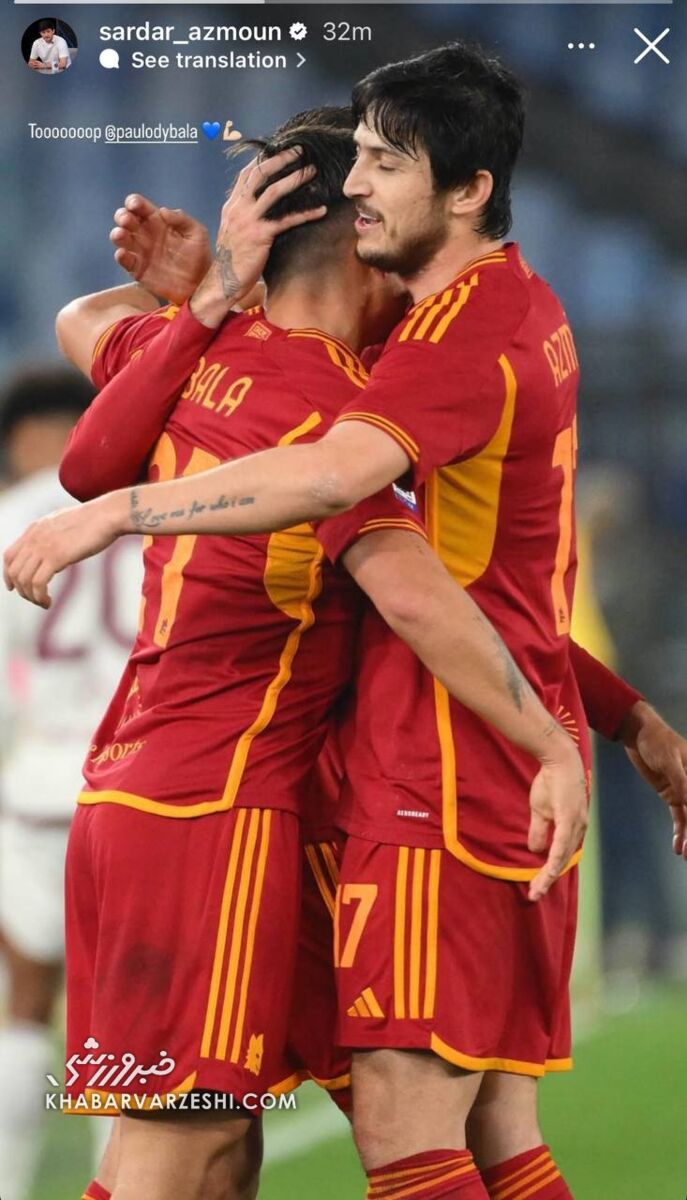 عکس| سردار رفیق مسی را در آغوش کشید