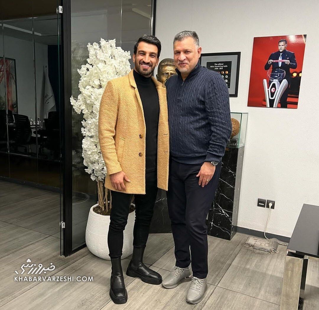 عکس| کاپیتان محبوب پرسپولیس به دیدار علی دایی رفت