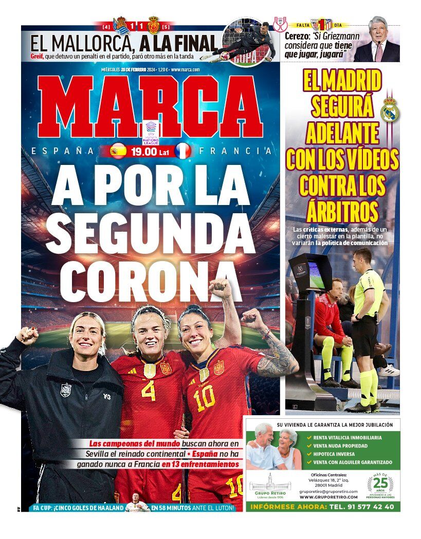 روزنامه مارکا| پیش به سوی جام دوم